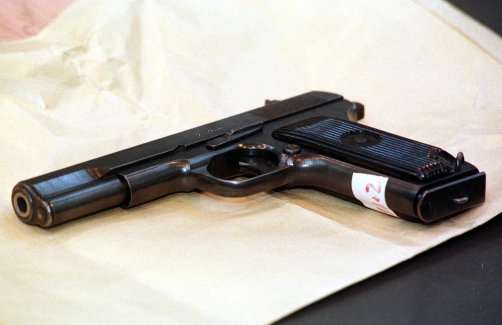 Het type wapen, dat huurmoordenaar Josef Vas doorgaans bij zich had.
