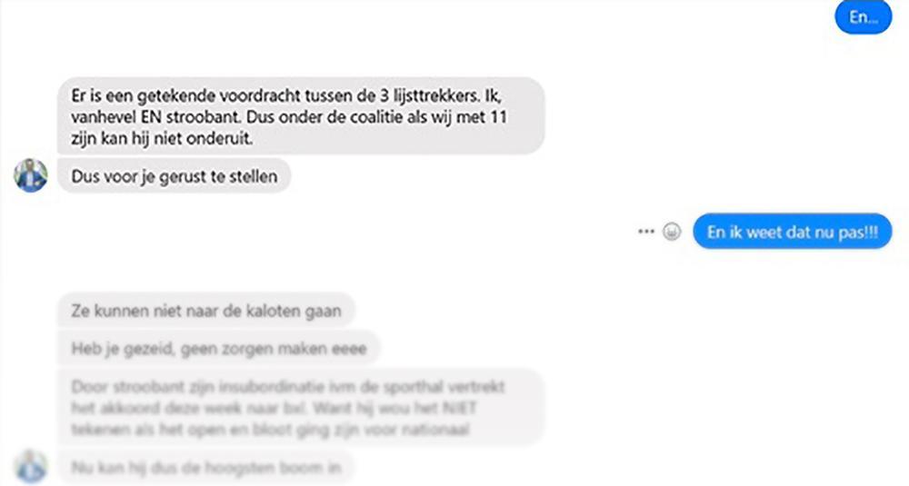 Berichten op Facebook brengen voorakkoord in Houthulst aan het licht