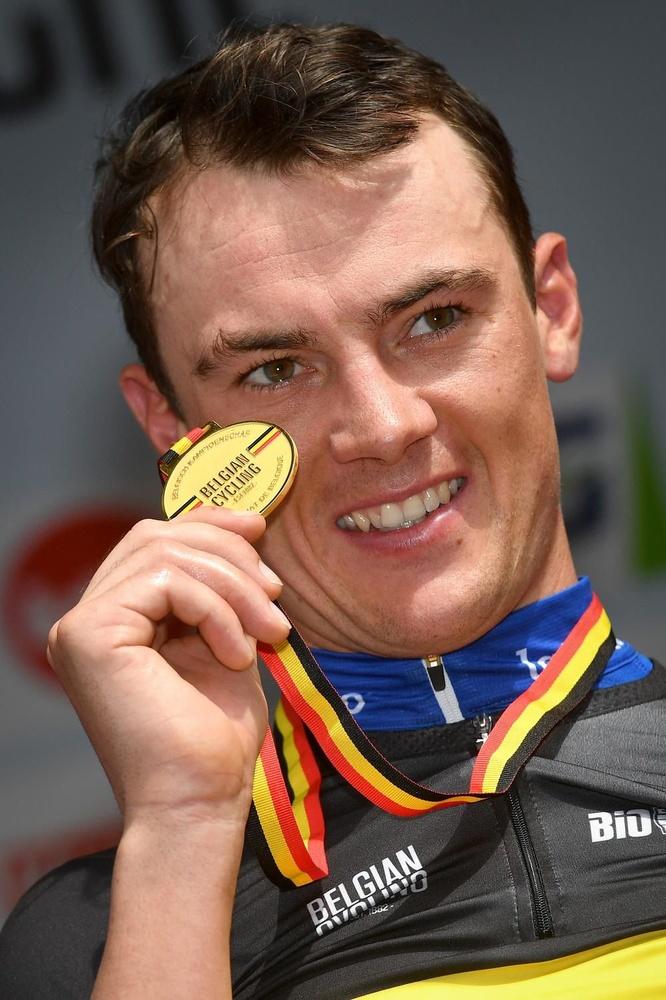 Belgisch kampioen wielrennen Yves Lampaert.