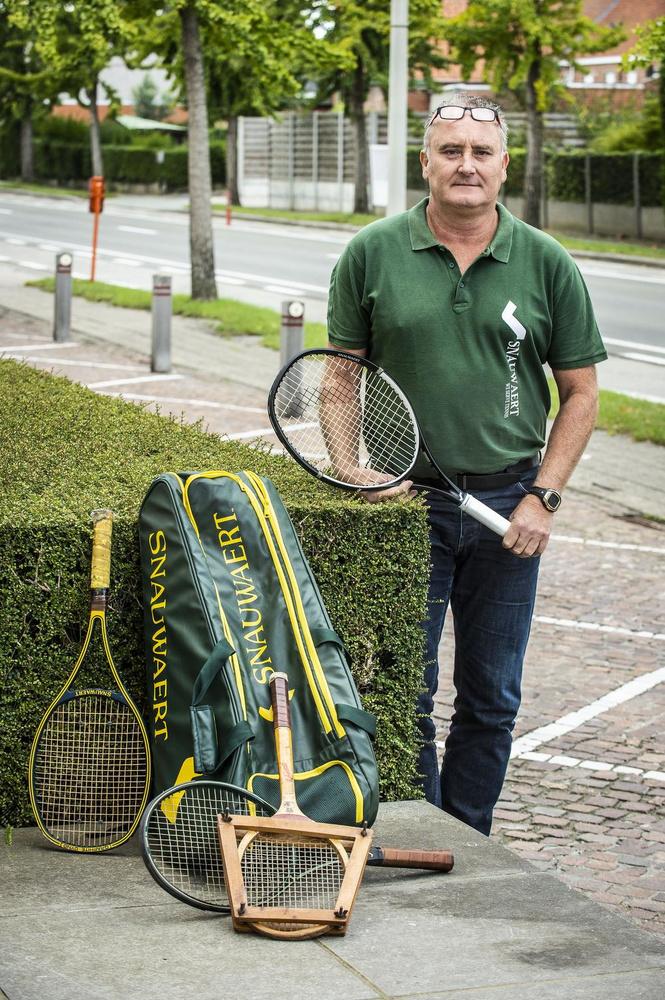 Karl Snauwaert barst van ambitie om 'zijn' tennismerk weer naar de top te loodsen.
