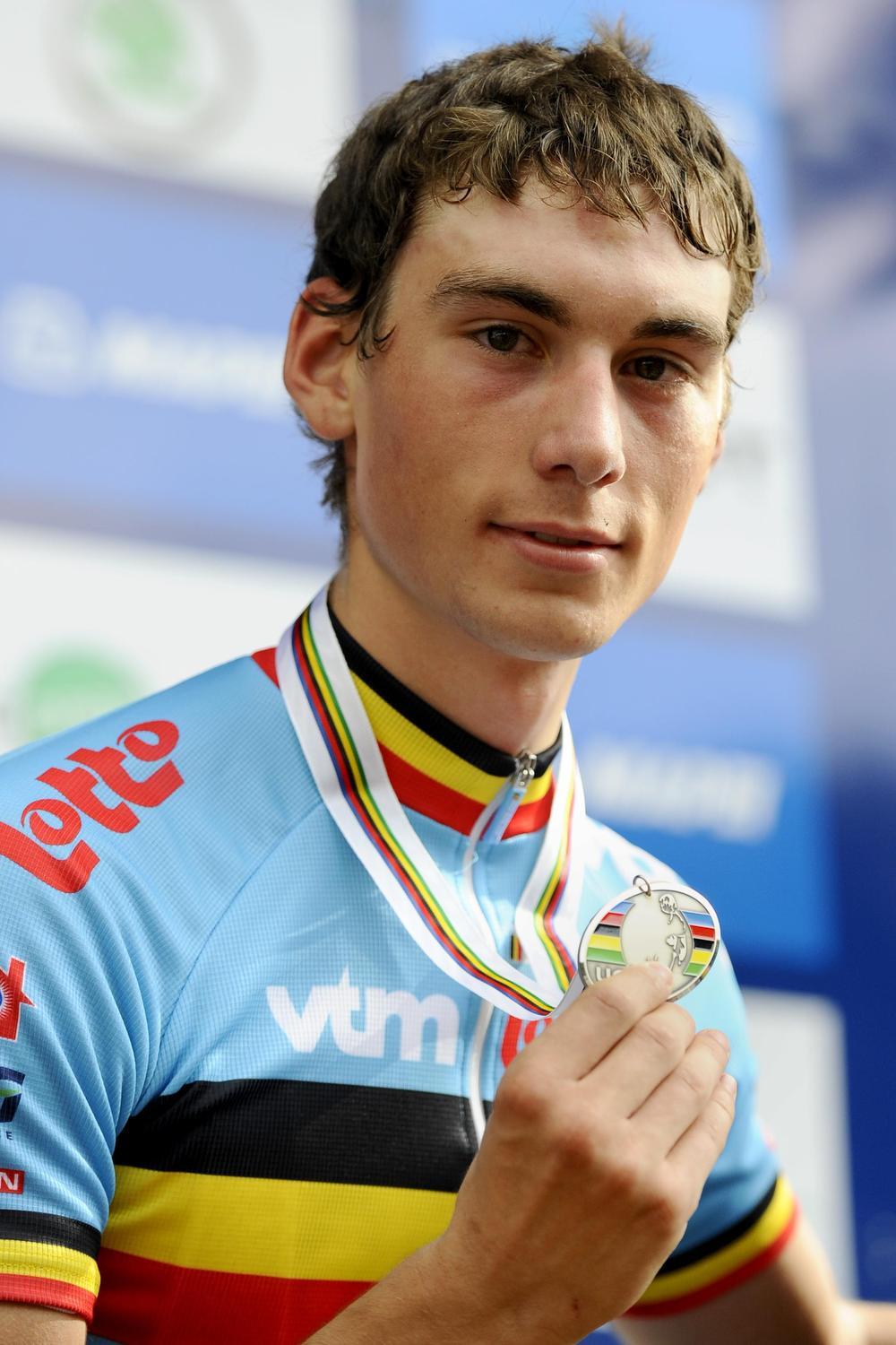 Martijn Degreve, zilver op het WK op de weg voor juniores in 2011.