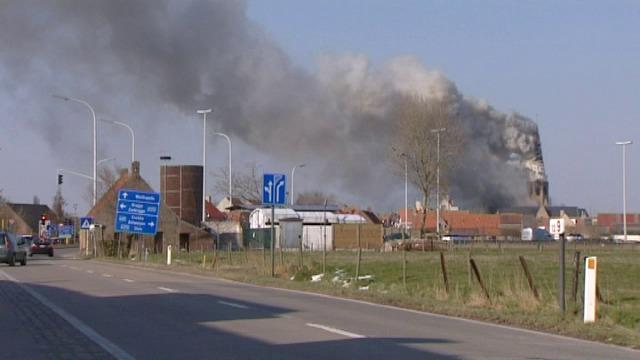 Brand vernielt Sint-Niklaaskerk Westkapelle