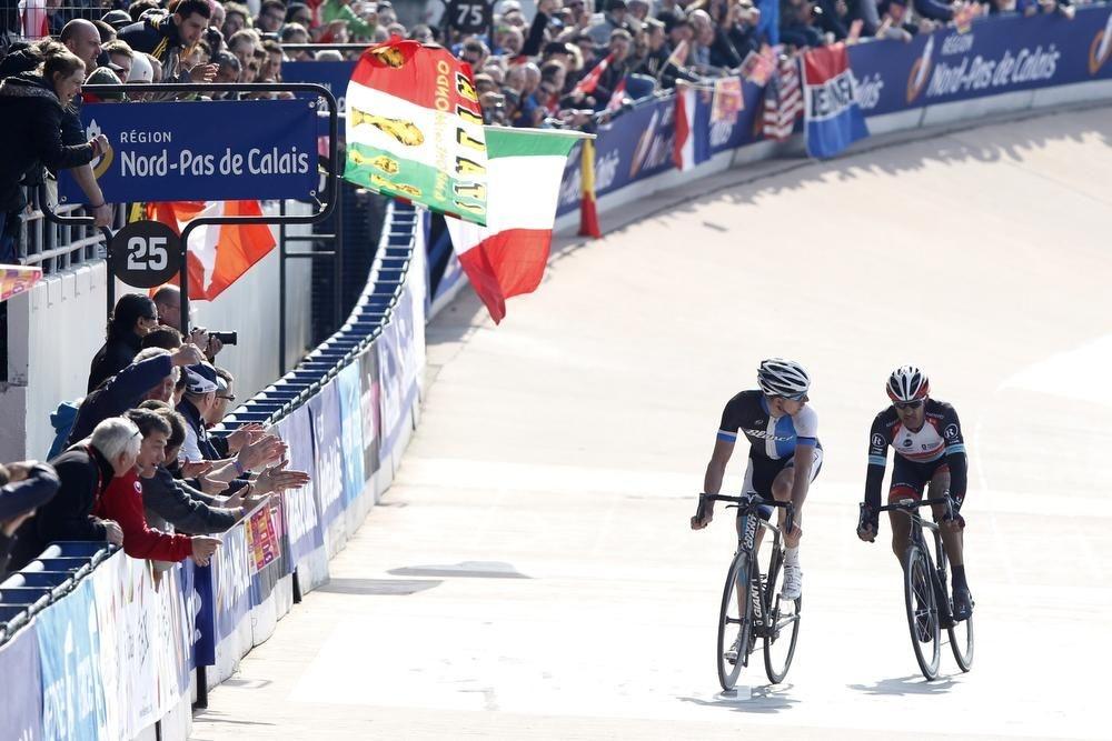 Tweede in Paris-Roubaix in 2013 na Fabian Cancellara.