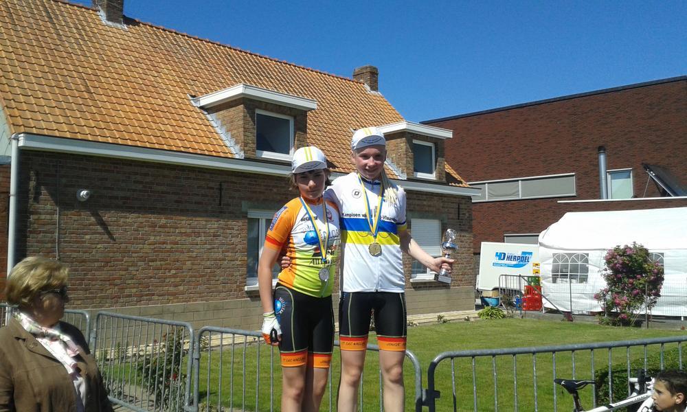 Robin Orins en Elien Vandenborre West-Vlaanderens beste bij de 13-jarige aspiranten 