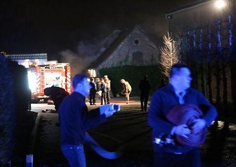 Zware brand in bijgebouw van woning in Wielsbeke