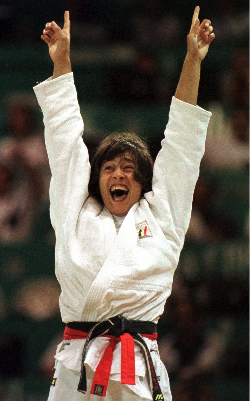 Ulla Werbrouck veroverde op 21 juli 1996 olympisch goud na een zege tegen de Japanse Yoko Tanabe.