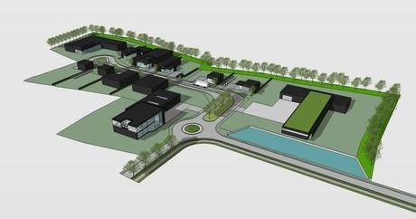 Nieuwe autohandelszone Minerva in Izegem in 2016 bouwrijp