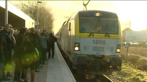 Nieuw treinstation in Koksijde feestelijk geopend