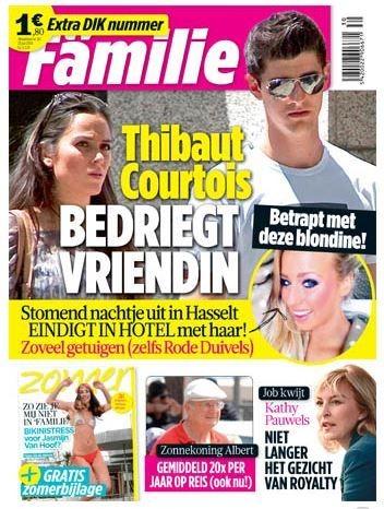 Heeft Rode Duivel Thibaut Courtois iets met Miss Exclusive uit Zandvoorde?