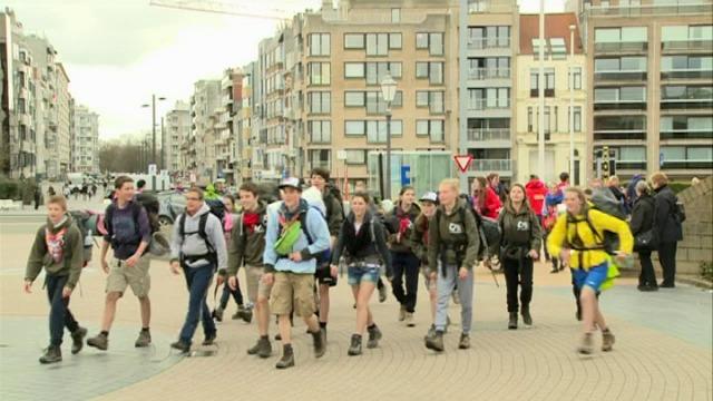 Stad X van 25ste Joepie-tocht met 3.000 KSA- en KSJ-leden is Oostende