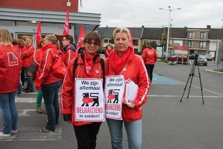 Delhaize Roeselare blijft vandaag gesloten door vakbondsactie