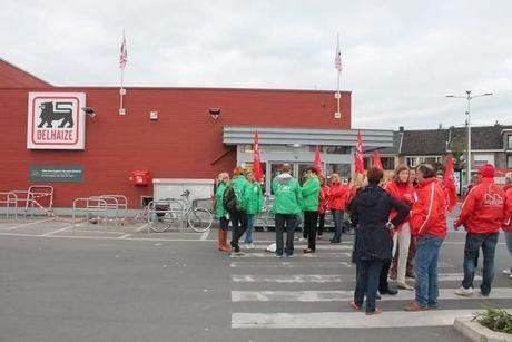 Delhaize Roeselare blijft vandaag gesloten door vakbondsactie