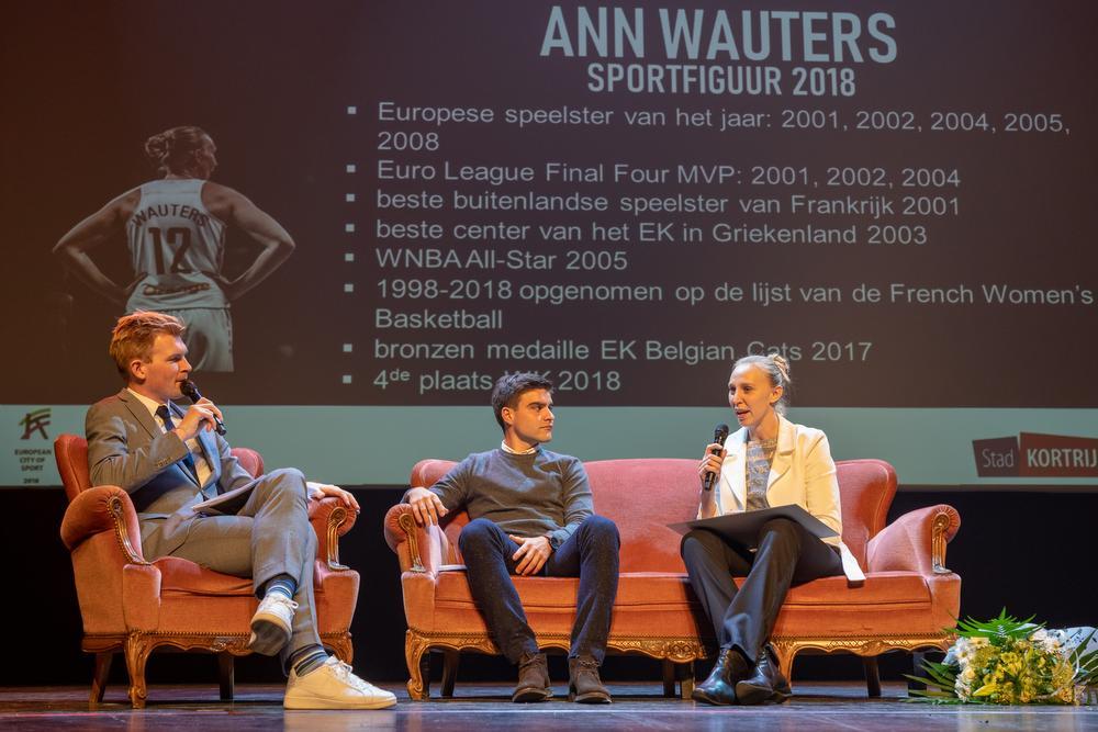 Ruben Van Gucht, Sportfiguur 2017 Arthur De Sloover en Sportfiguur 2018 Ann Wauters.