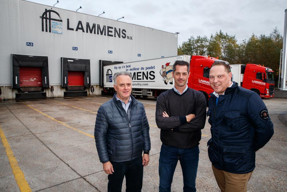 De directie van Lammens, hier vertegenwoordigd door Johan Lammens, Michel Goossens en Koen Goossens, is hoopvol voor de toekomst.