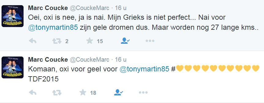 Marc Coucke slaat kleine flater op twitter