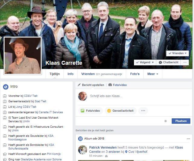 Tieltse politici op Facebook: Simon Bekaert is de koploper, Luc Vannieuwenhuyze de grote afwezige