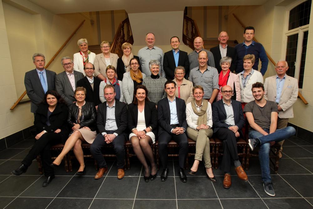 De Tieltse gemeenteraad, vastgelegd in maart 2017.