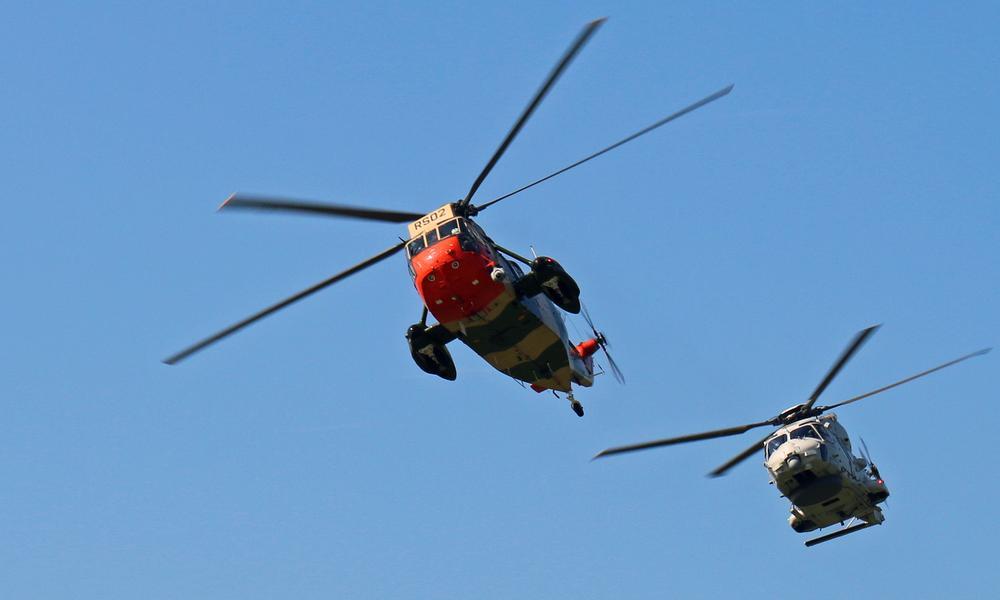 Legerhelikopter NH90 officieel voorgesteld in Koksijde