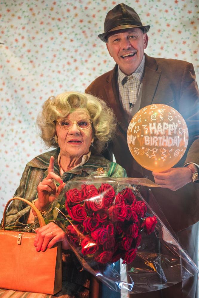 Walter Baele en Kurt Defrancq - als Rosa en Modest - vierden deze week de negentigste verjaardag van het tv-icoon.