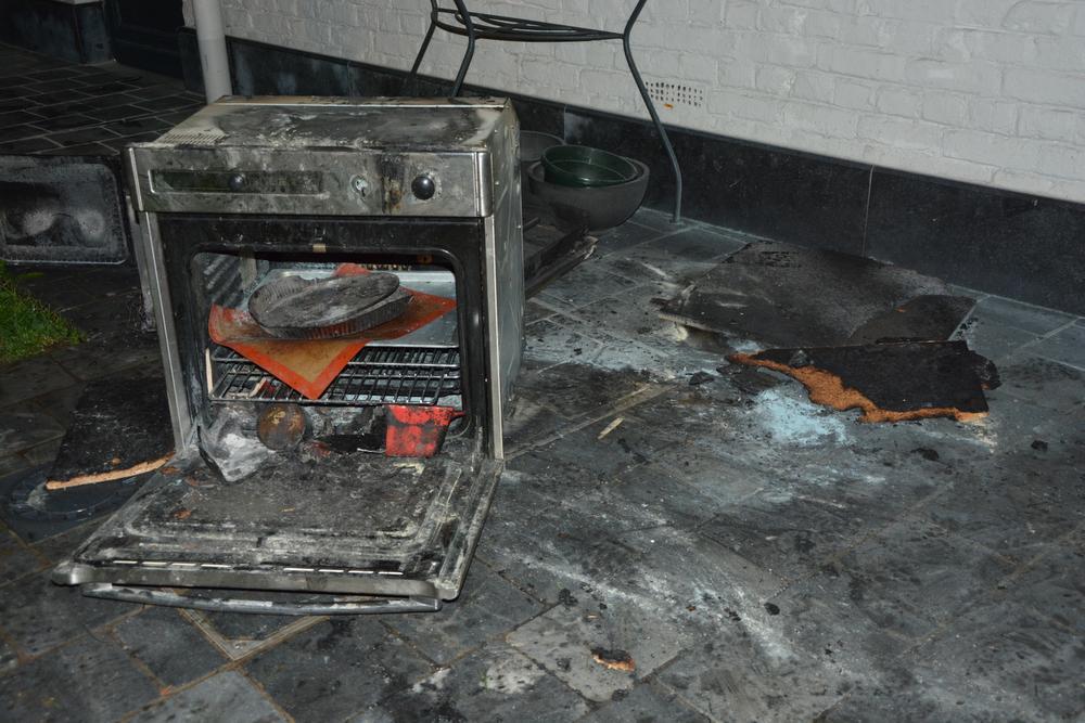 Alerte buur blust keukenbrand in Wervik
