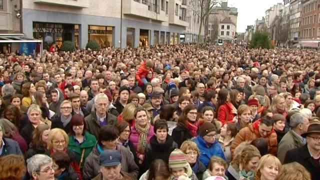 Feestelijke opening voor 'Winter in Kortrijk' op Grote Markt