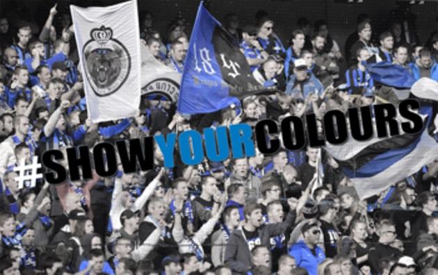 Geen fans in of rond stadion Club Brugge, maar wél sjaals en andere attributen