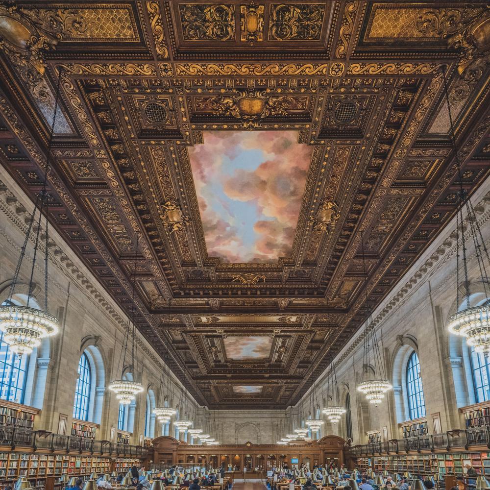 De New York Public Library bestaat uit meer dan 90 bibliotheken die over New York City verspreid zijn. De grootste en bekendste is het Stephan A. Schwarzman gebouw, dat in Bryant Park ligt. De hoofdingang, bewaakt door de de twee iconische leeuwen, kan je terugvinden op 5th Avenue. De belangrijkste publiekstrekker is ongetwijfeld de prachtige 'Rose Main Readingroom' op het derde verdiep. De leeszaal is 91 meter lang en er staan meer dan 30.000 boeken in!