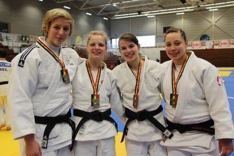 West-Vlaamse meisjes zorgen voor drie keer goud op BK judo