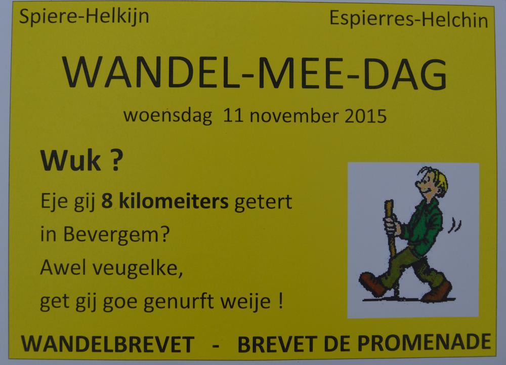 'Nurfbrevet' voor deelnemers Bevergem-wandeling in Spiere-Helkijn