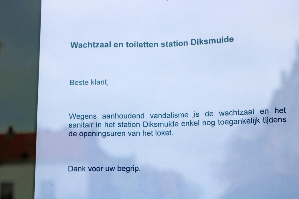NMBS neemt maatregelen met station Diksmuide na vandalisme