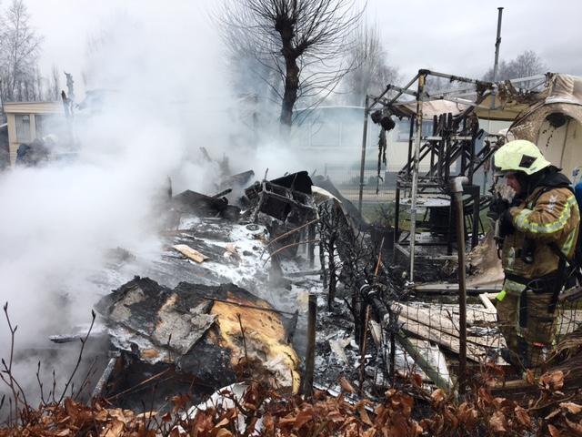 Ontploffing op het Klein Strand in Jabbeke