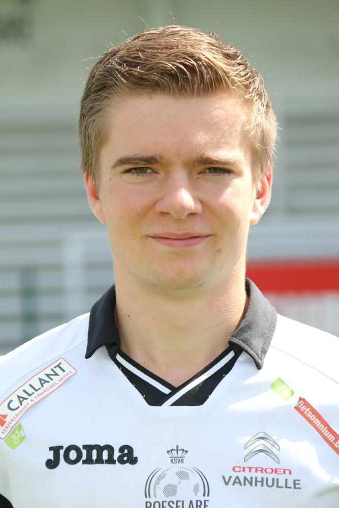 Jasper Maerten : een jong talent van KSV Roeselare dat zich kan door ontwikkelen bij FC Gullegem.