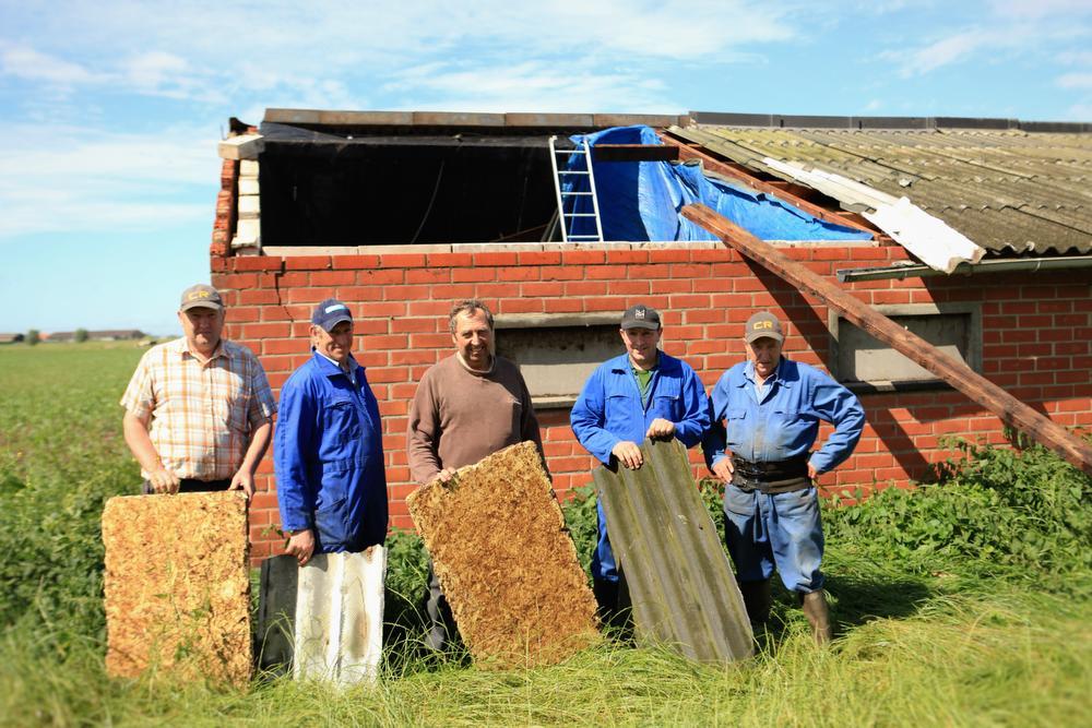 Boer in Kaaskerke berust in stormschade: 