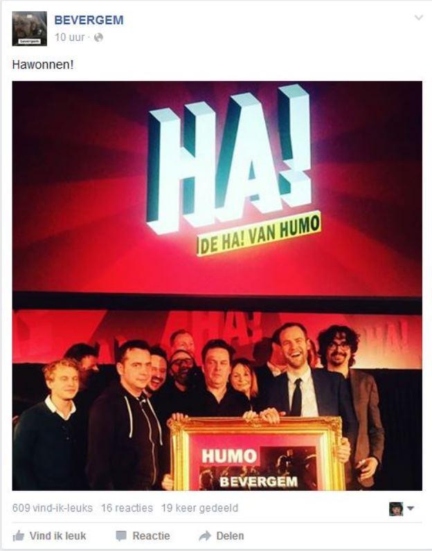 Bevergem wint de Ha! van Humo 2015