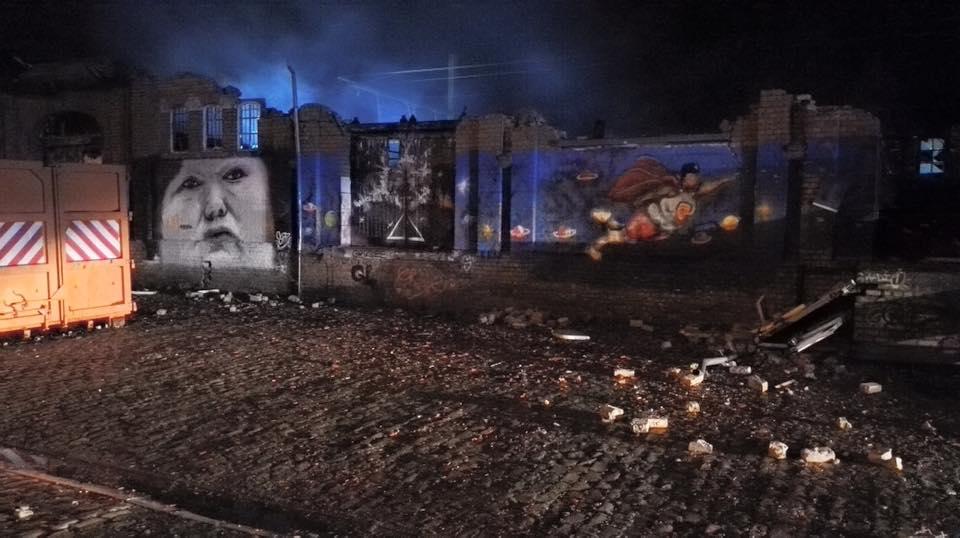 VIDEO Oud goederenstation Ieper vernield door brand, Maggie blijft intact