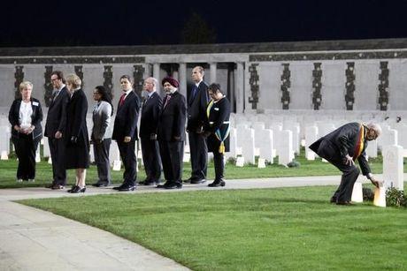 Lichtfront in beeld: Tyne Cot Cemetery in Zonnebeke