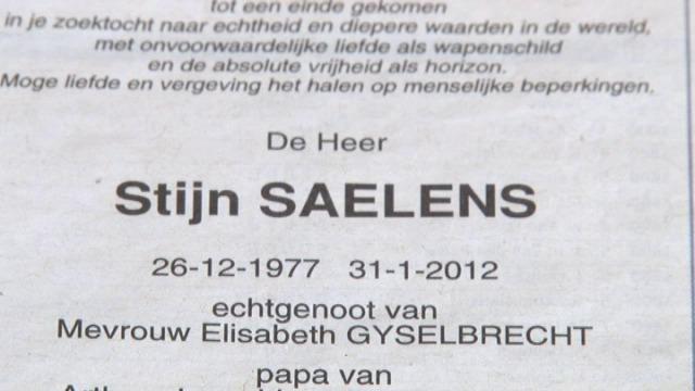 Stijn Saelens in intieme kring begraven in Kortrijk