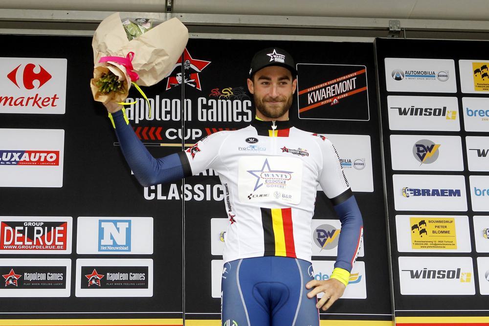 Guillaume Van Keirsbulck, behoudt zijn leidersplaats in de Napoleon Games Cycling Cup.