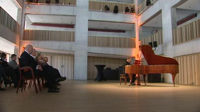 Koningin Paola in Concertgebouw