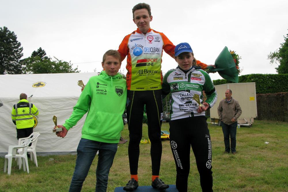 De winnaars bij de aspiranten in Waregem