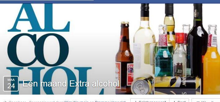 Facebookgroep voor 'Eén maand Extra alcohol' in Brugge