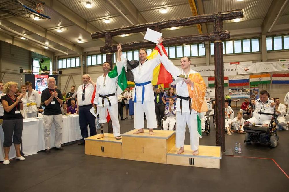 Steve Cools uit Oostende kaapte goud weg tijdens WK G-karate