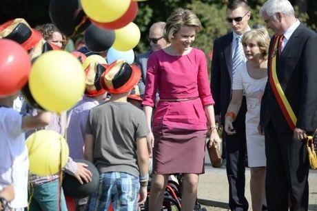 Koningin Mathilde bezoekt Huis aan Zee in De Haan