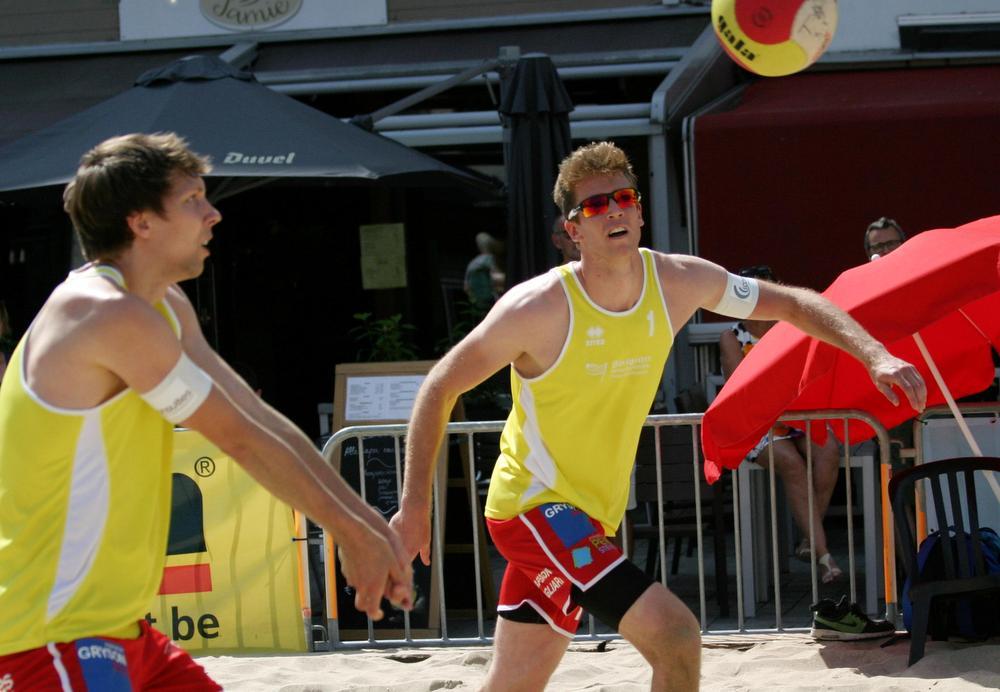 Tim Lemmens en Anshel Ver Eecke (rechts) stonden in Kortrijk al iedere keer op het podium. (Foto Bart)