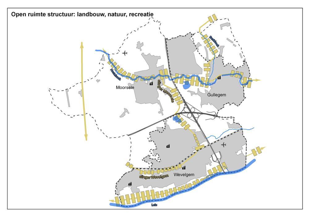 De parelsnoerkaart van Wevelgem rijgt de open ruimtes aaneen. Wie weet fietsen we in toekomst doorheen de deelgemeenten midden het groen.