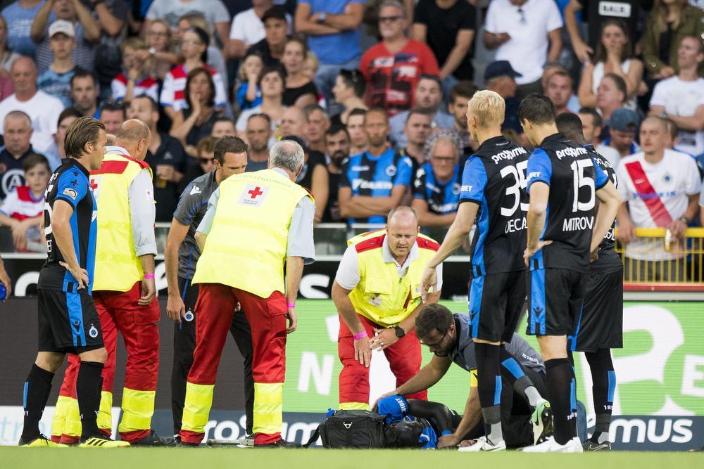 Diatta (Club Brugge) houdt zware hersenschudding en polsbreuk over aan Supercup