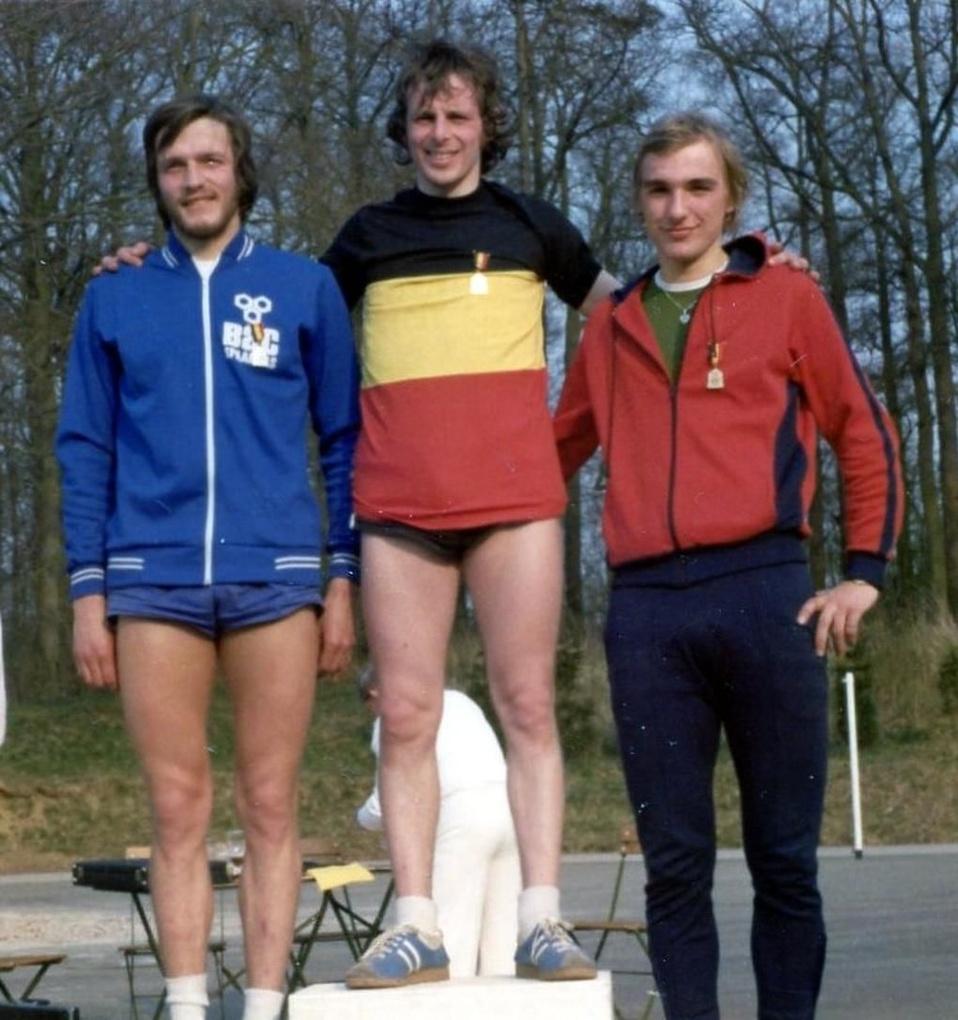 In 1978 werd Roland Deroo Belgisch kampioen in Meldert. Naast hem, links als tweede, Marc Decraemer, huidig voorzitter van ZRC.