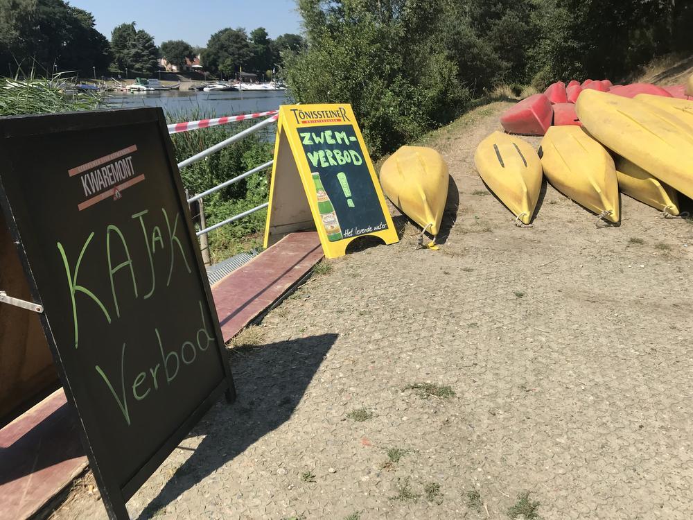 Blauwalgen in kanaal slecht nieuws voor kajakverhuurder in Beernem