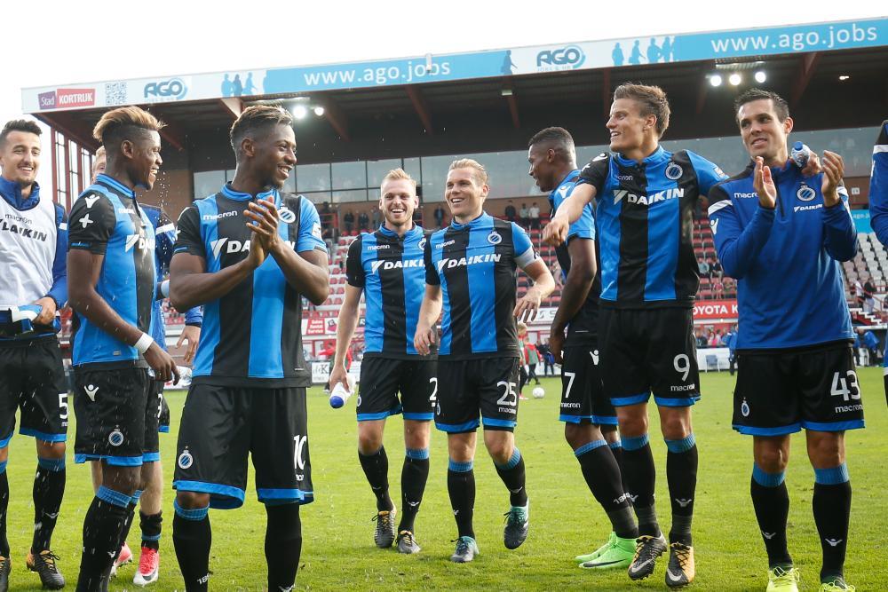 Club Brugge opnieuw leider na zege in Kortrijk