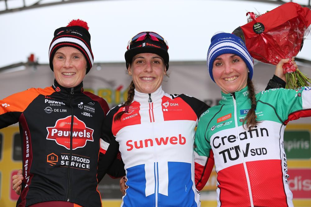 1.BRAND Lucinda 2.SELS Loes 3.LECHNER Eva CYCLING CYCLOCROSS